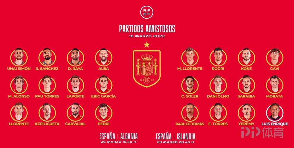 西班牙12欧洲杯名单（西班牙队欧洲杯大名单公布）