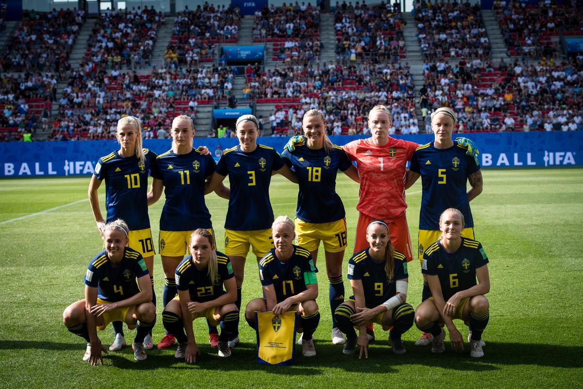 瑞典女足欧洲杯阵容（瑞典女足小组赛比分）