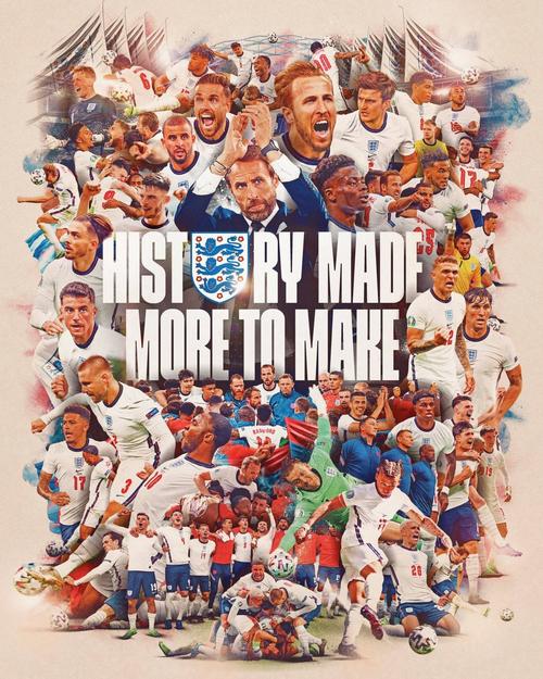英格兰对欧洲杯海报（英格兰队史首次赢下欧洲杯首场比赛）