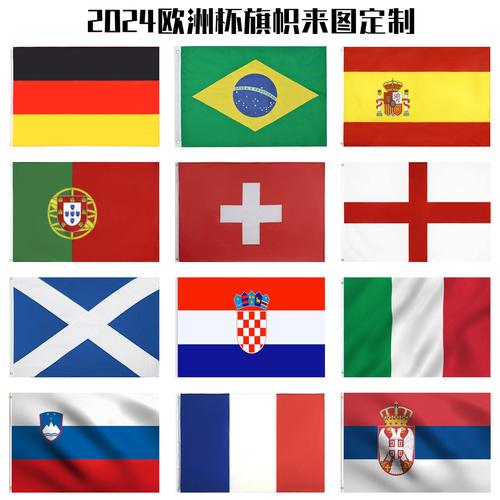 欧洲杯图片红色旗帜（欧洲杯图画）